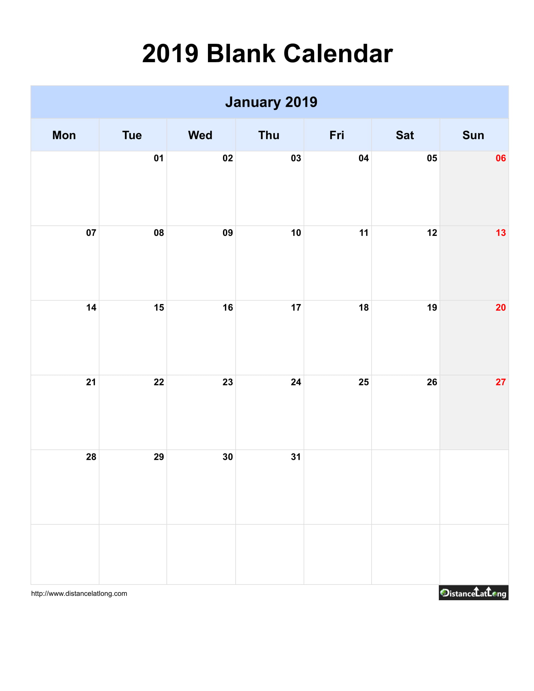 free-monthly-printable-blank-calendar-for-january-2019-monday-to-sunday