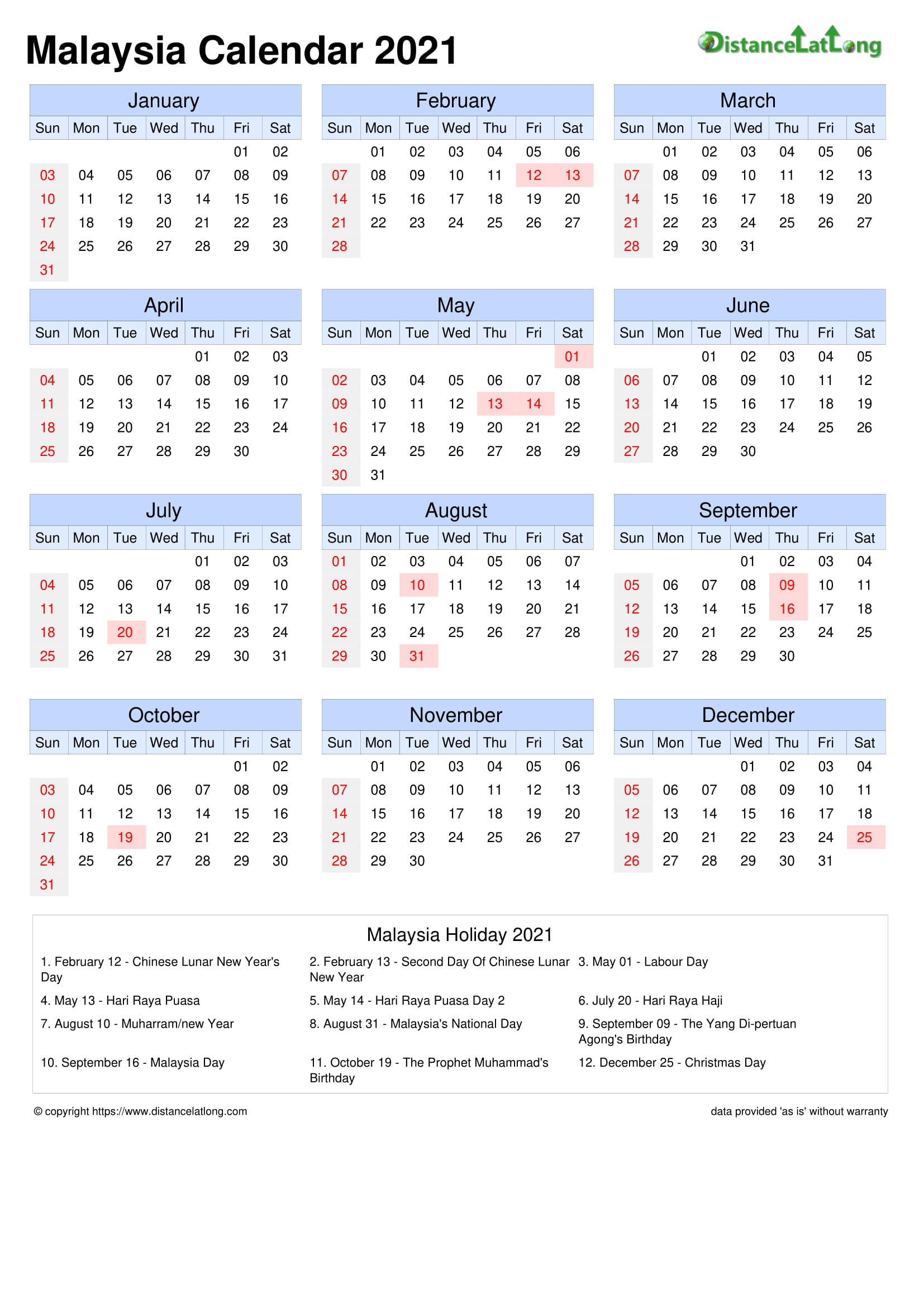 Kalendar 2022 malaysia pdf