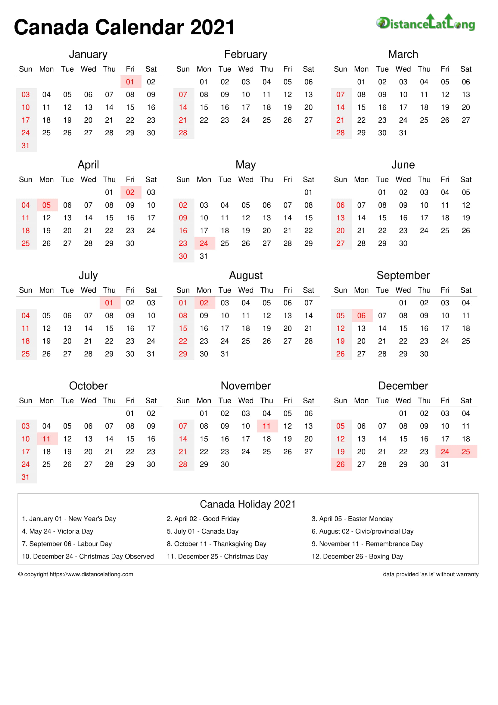 July Calendar 2021 Word Doc 2022