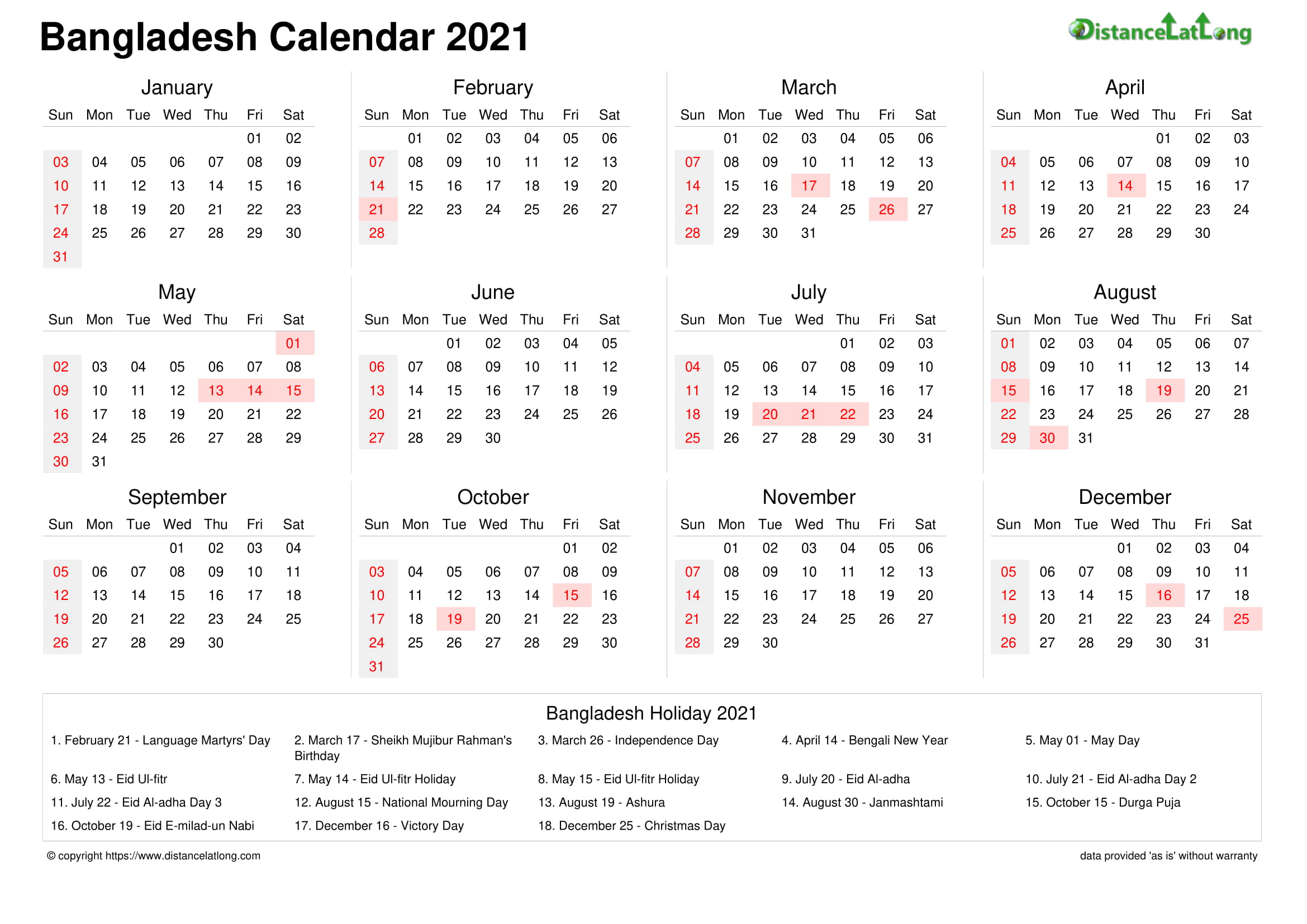 Bangladesh Holiday Calendar 2021 Jpg Templates Distancelatlong Com1