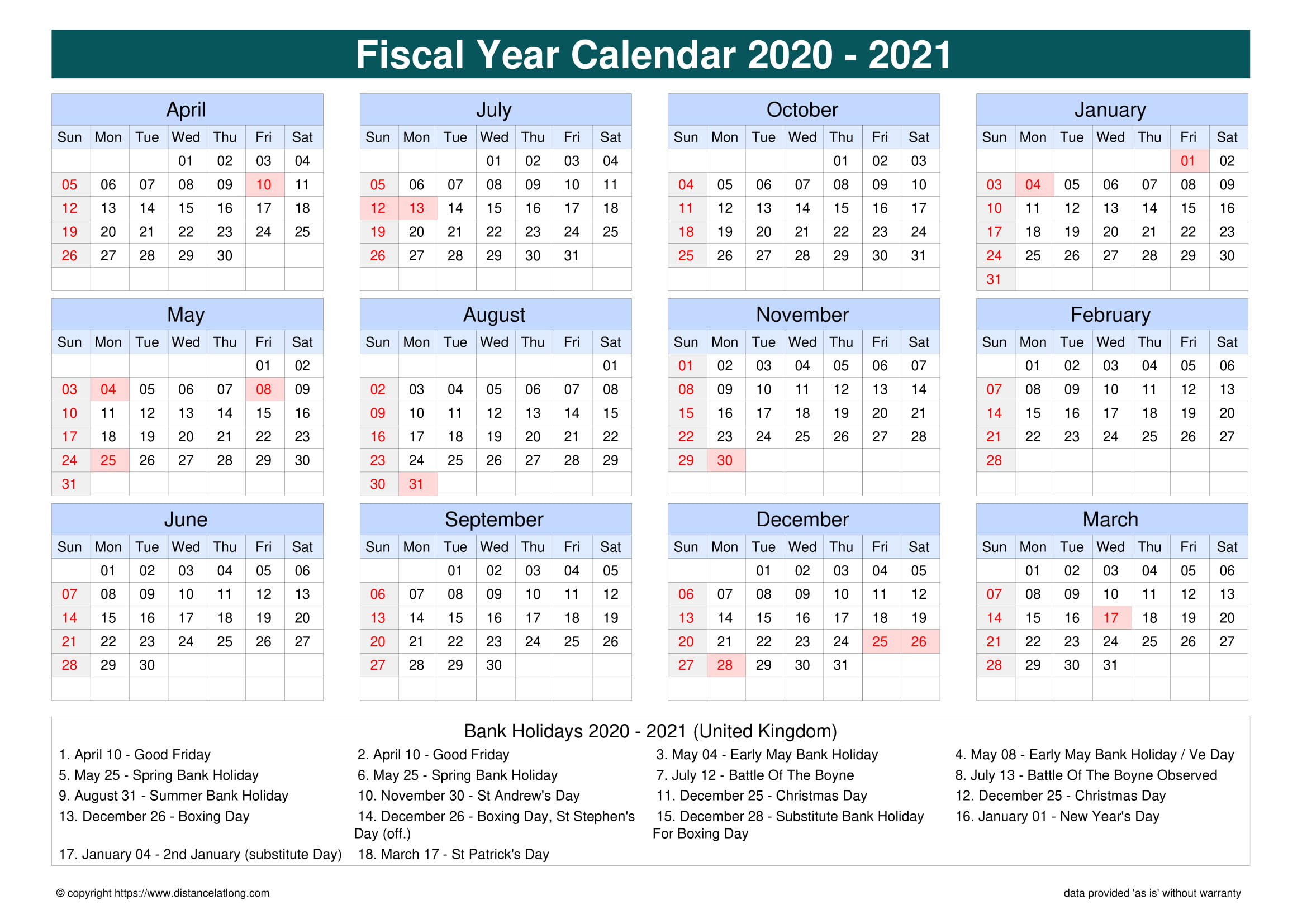 religious calendar 2021 uk Fiscal Year 2020 2021 Calendar Templates Free Printable Fiscal Calendar Templates Distancelatlong Com religious calendar 2021 uk
