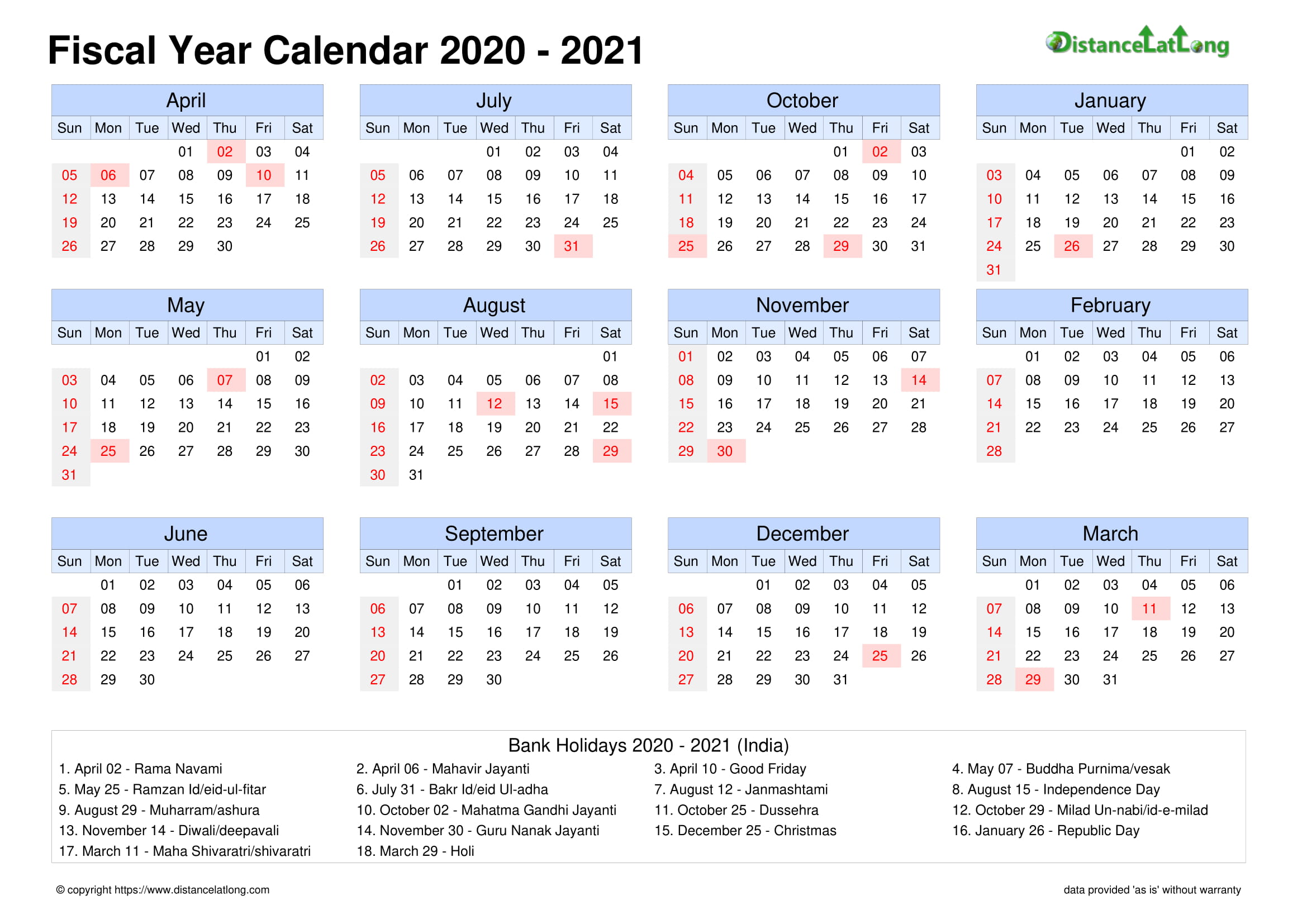 2021 calendar with indian holidays pdf download