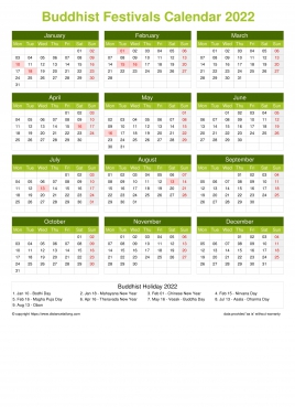 Tibetan Calendar 2022 2023 Buddhist Religious Holiday Calendar 2022 Pdf Templates - Distancelatlong.com