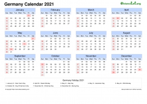 Germany Holiday Calendar 2021 Pdf Templates Distancelatlong Com1