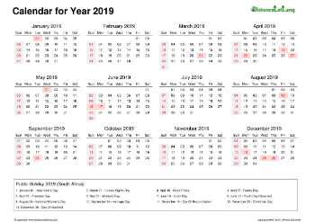 Calendar Horizintal Week Underline Sun Sat Federal Holiday Sa 2019