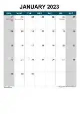 Yearly Calendar With Switzerland Holiday Sun Sat Portrait 2023